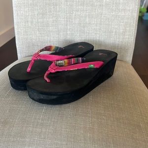 Sanuk Platform Sandals